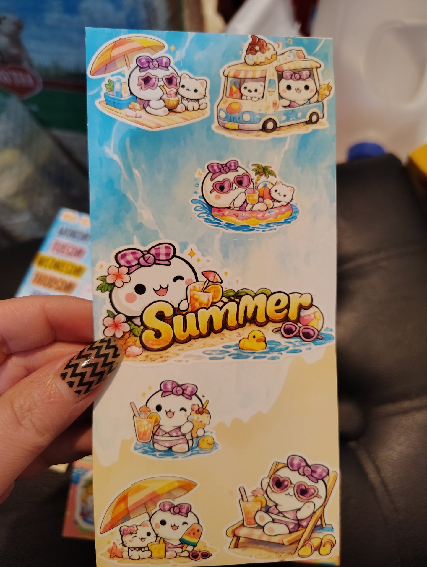 Bubbles & Pip- Summer Sticker Kit
