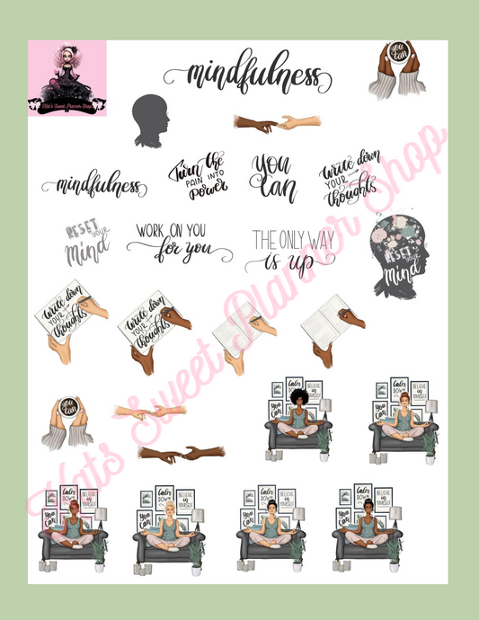 Mindfulness Sticker Sheet