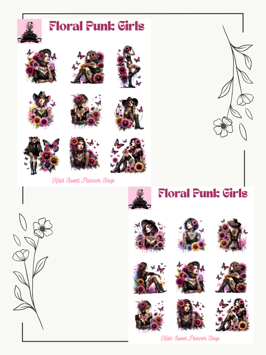 Floral Punk Girls