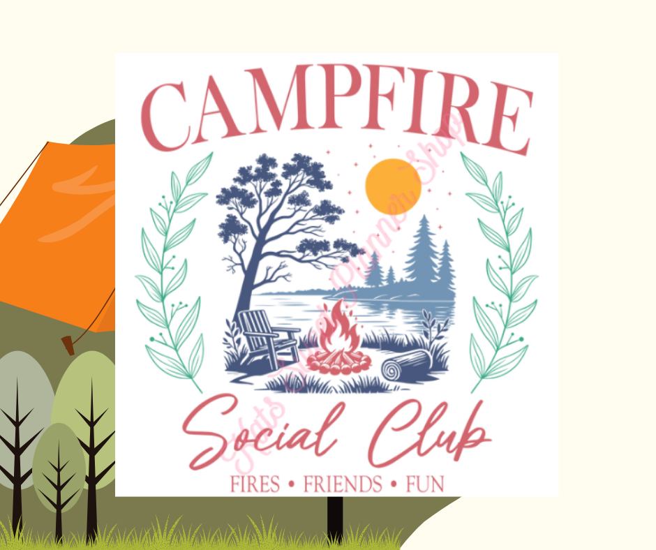 Campfire Social Club Die Cut